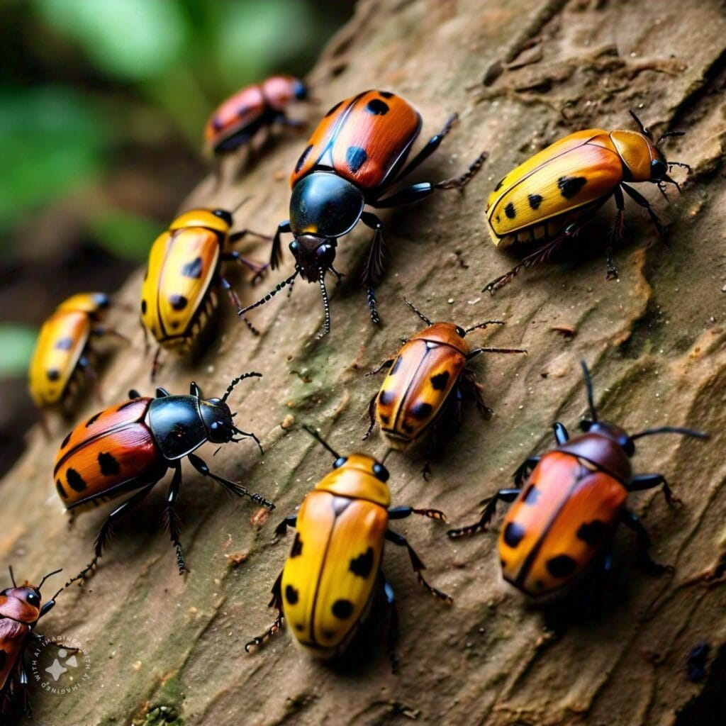 different kinds of Beetles 